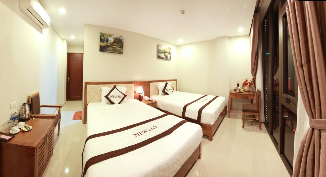 New Sky Hotel Da Nang Bagian luar foto